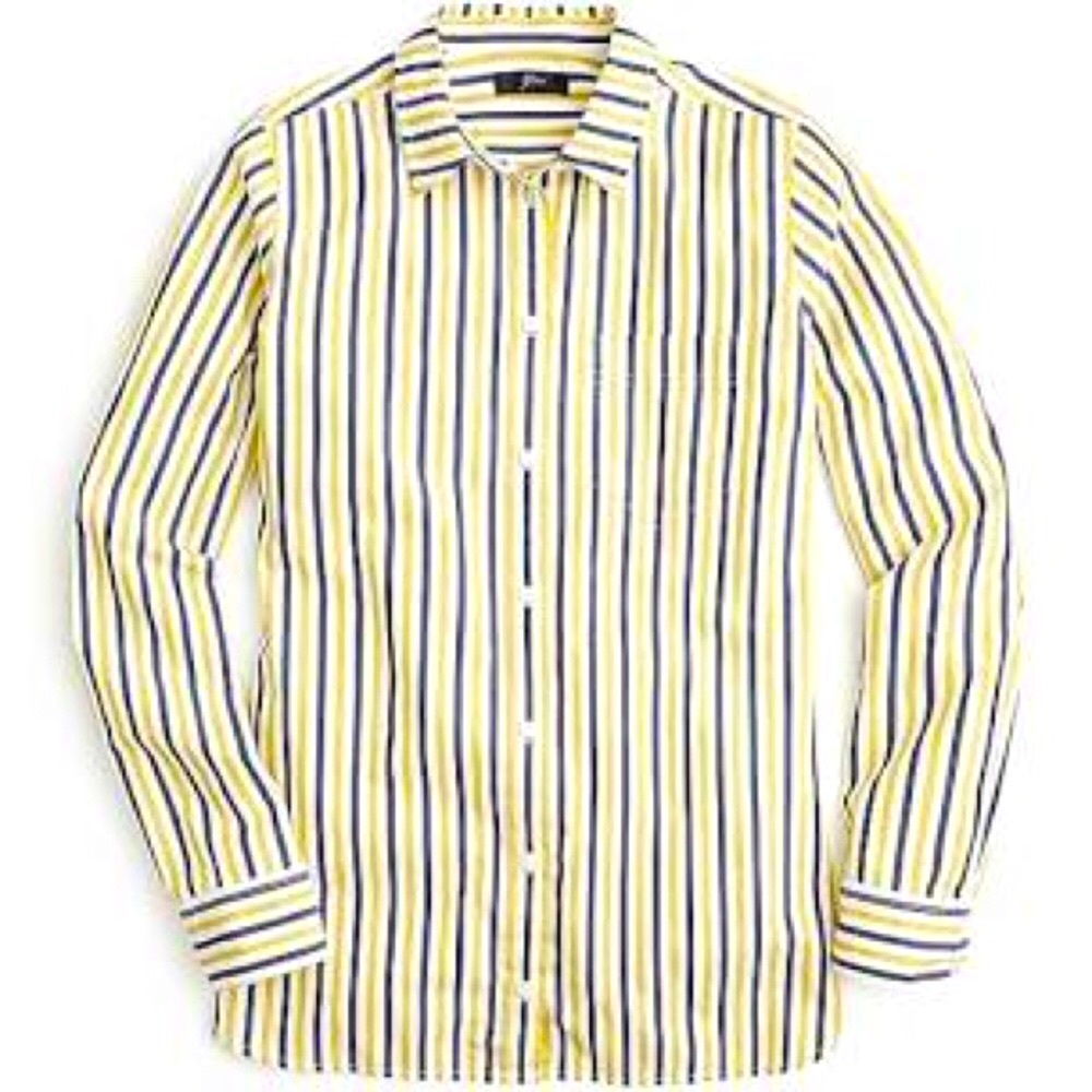J.Crew striped button-down shirt